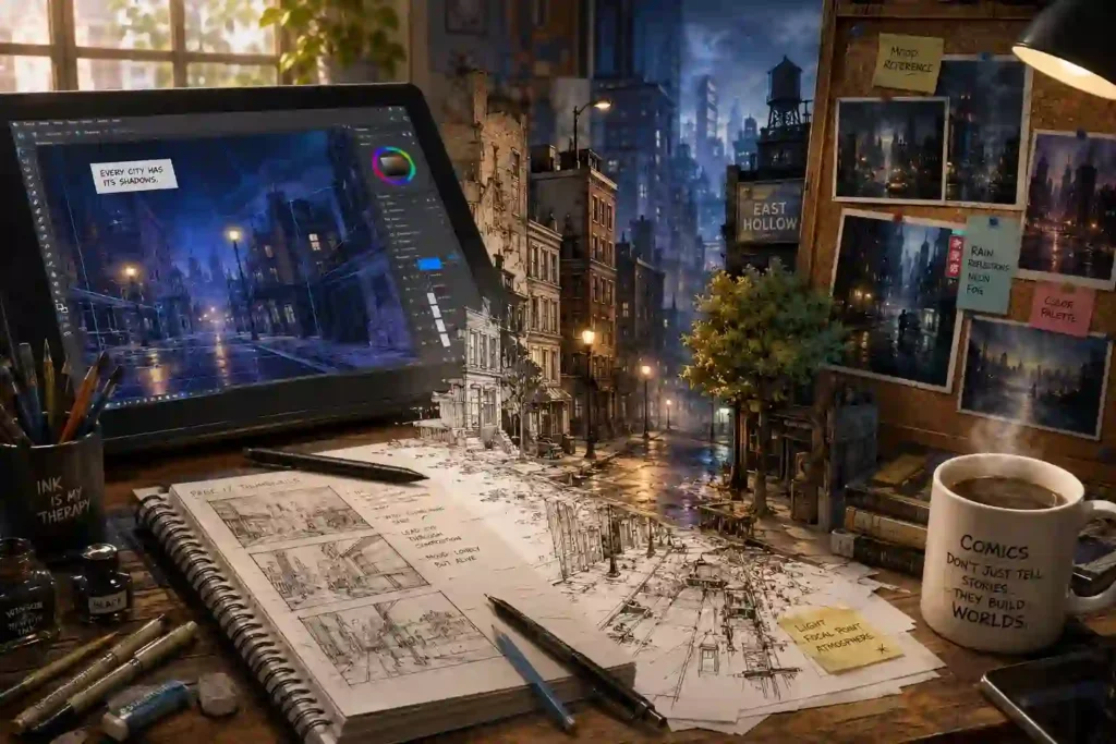 How to Master Comic Backgrounds: The Complete Guide