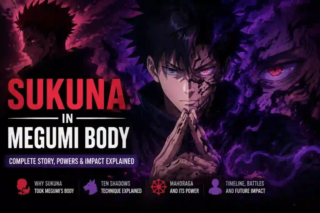 Sukuna in Megumi Body: Why It Happened, Powers, Timeline and Full Explanation