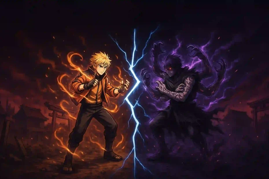 Naruto as Sukuna