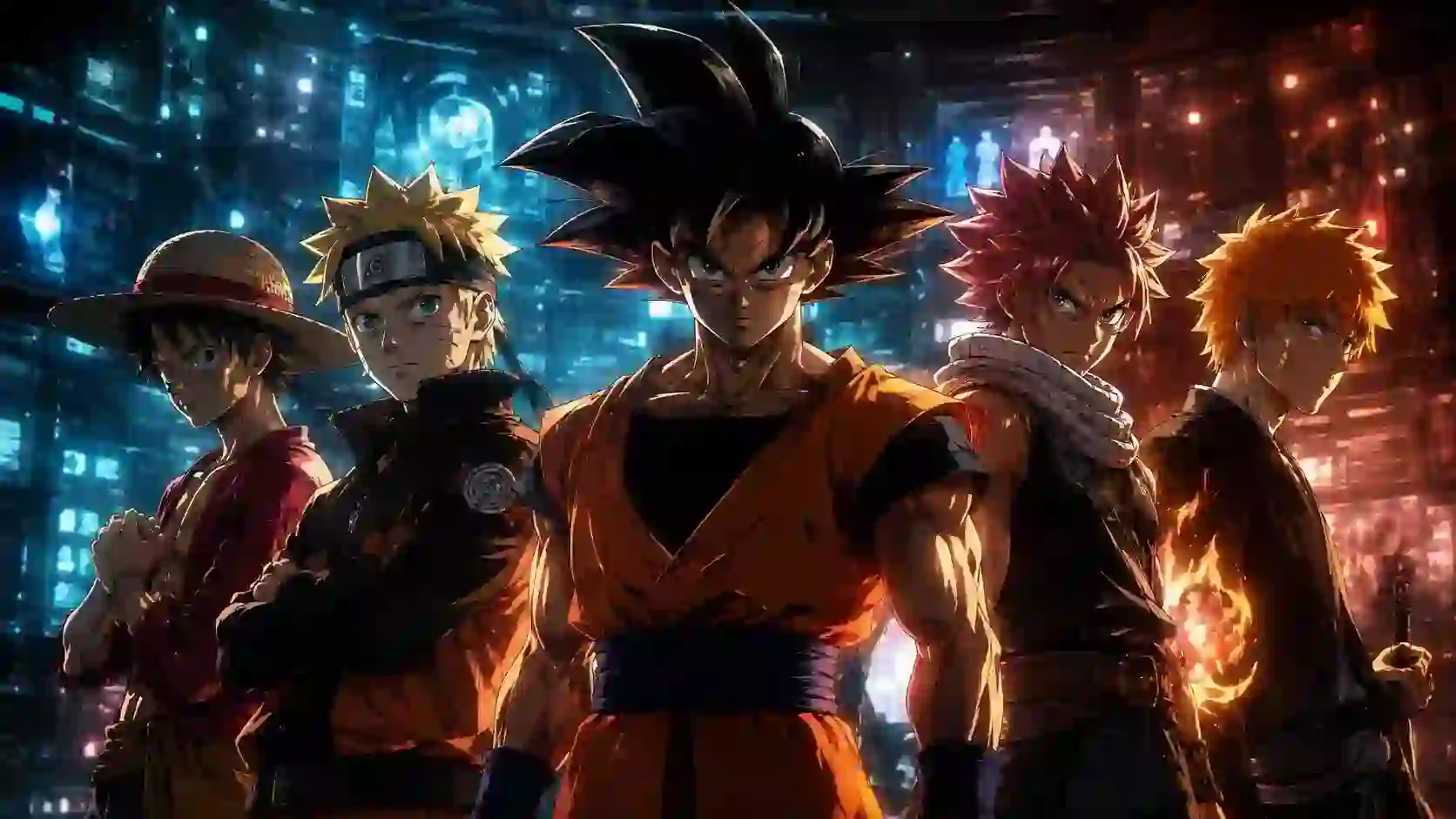 anime planet database interface and popular anime character lineup