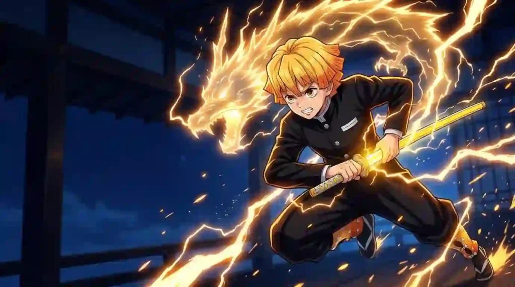 Zenitsu in Demon Slayer: Powers, Age, Sword, and Infinity Castle Fate