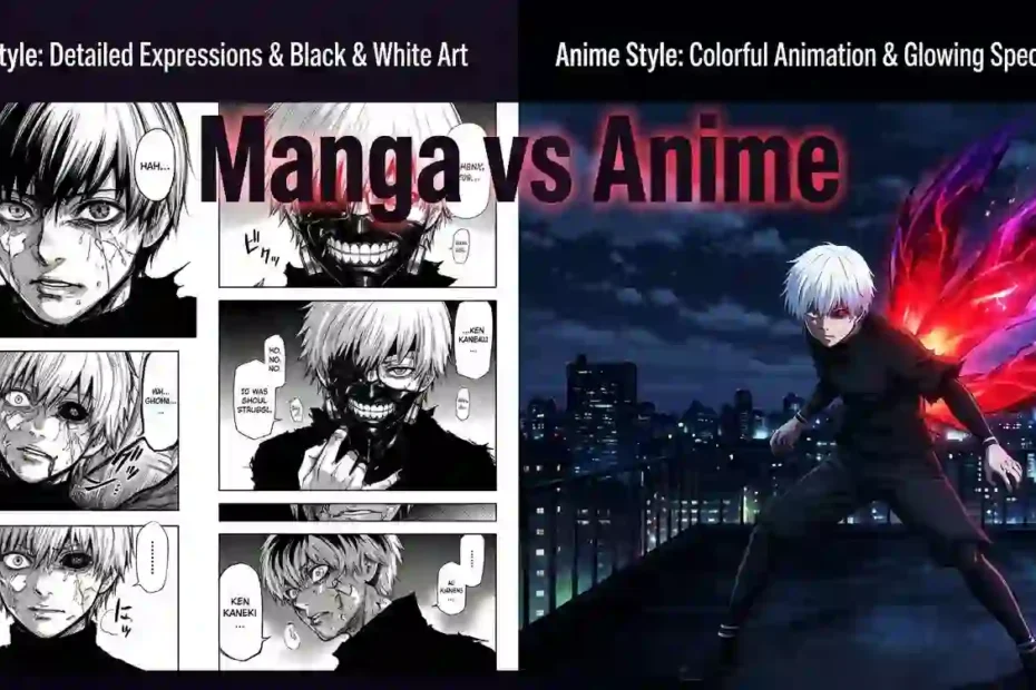 tokyo ghoul manga vs anime differences